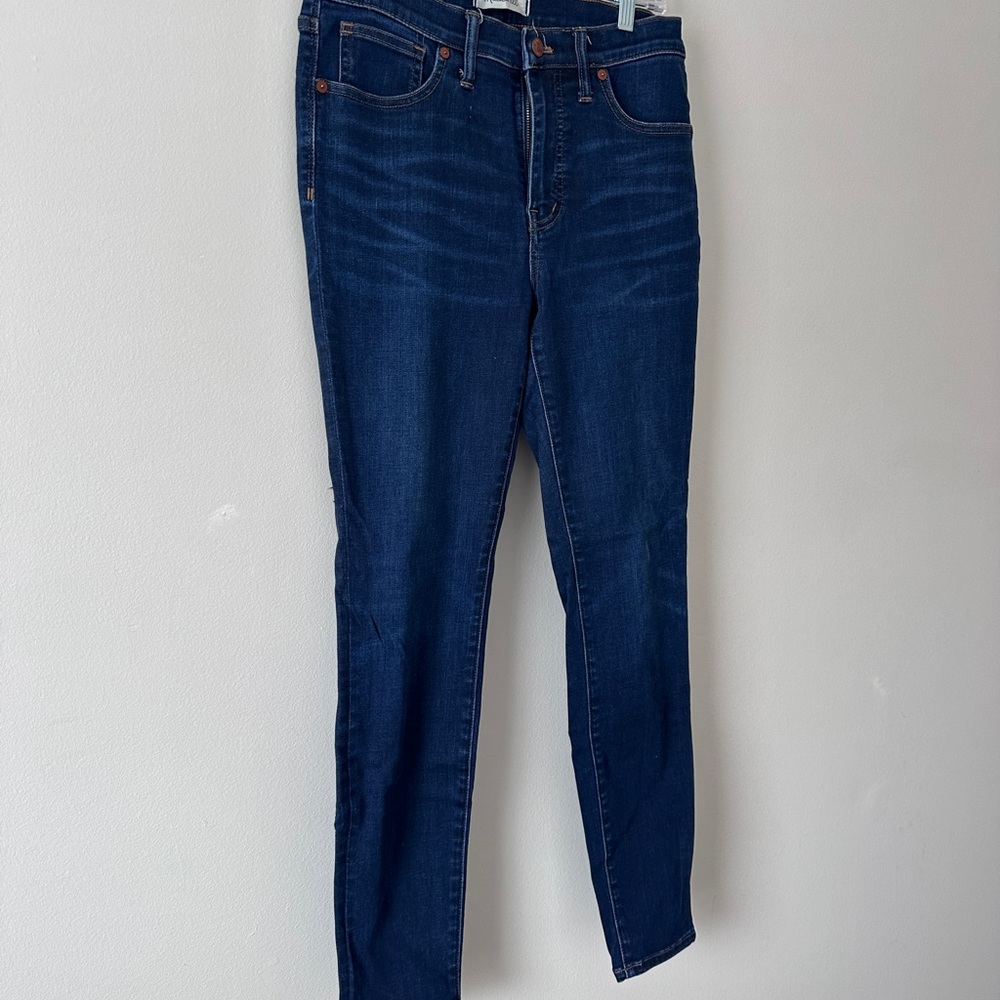Madewell 9” high rise skinny Blue Skinny Jeans with High-Rise Waist